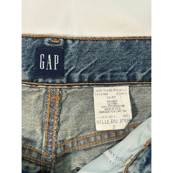 Y2K Gap Denim Belle Du Jour Skirt in Size 2 - Picture 6 of 7